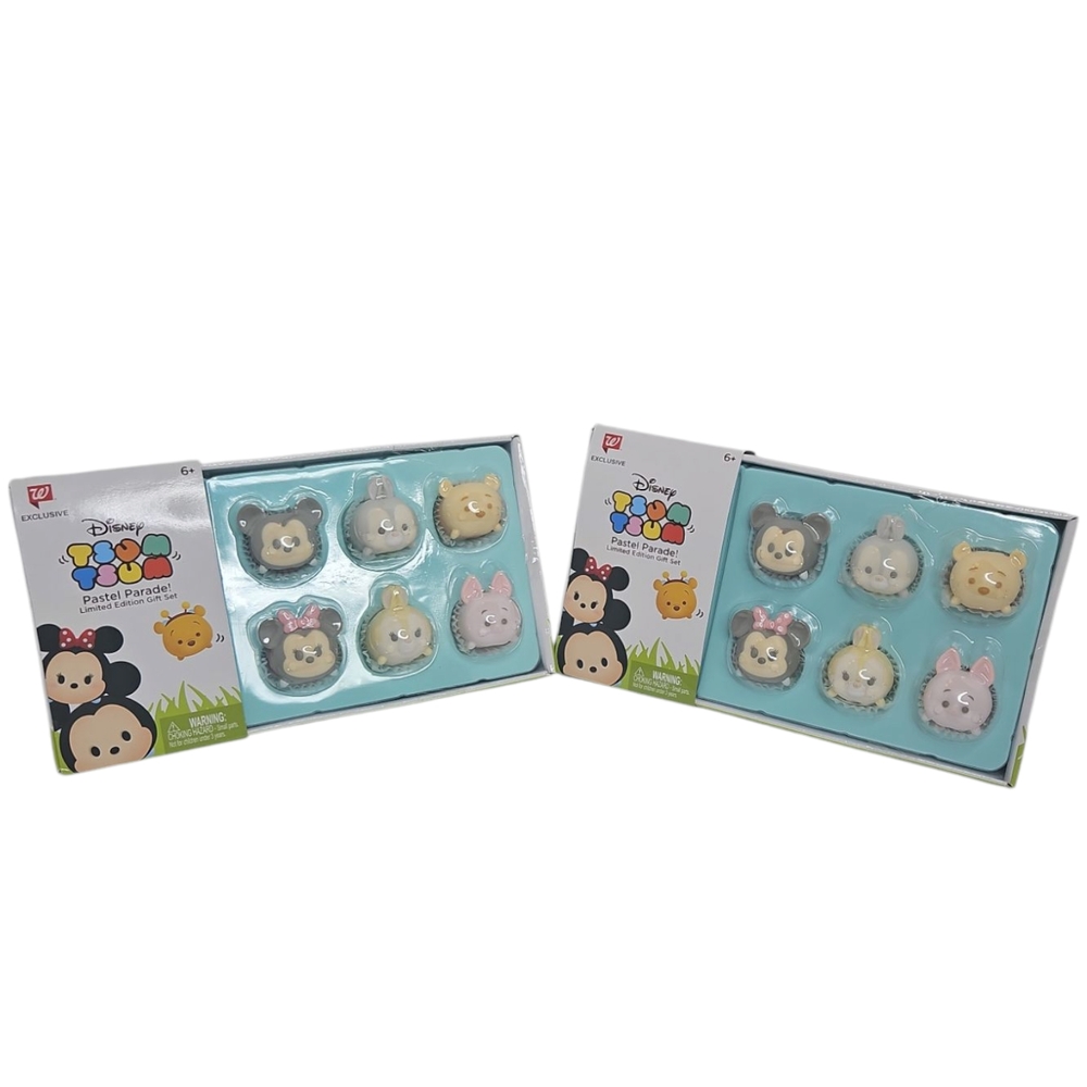 Disney Tsum Tsum Pastel Parade Limted Edition Gift Set Two (2) Gift Sets